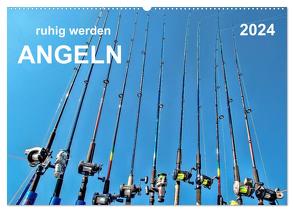 Ruhig werden – Angeln (Wandkalender 2024 DIN A2 quer), CALVENDO Monatskalender von Roder,  Peter