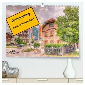 Ruhpolding mein schönes Dorf (hochwertiger Premium Wandkalender 2024 DIN A2 quer), Kunstdruck in Hochglanz von Elskamp-D.Elskamp Photography,  Danny
