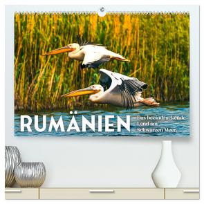 Rumänien – Das beeindruckende Land am Schwarzen Meer. (hochwertiger Premium Wandkalender 2024 DIN A2 quer), Kunstdruck in Hochglanz von SF,  SF