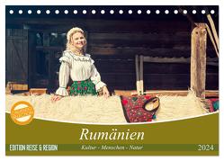 Rumänien Kultur – Menschen – Natur (Tischkalender 2024 DIN A5 quer), CALVENDO Monatskalender von und Jürgen Haberhauer,  Ruth