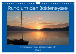 Rund um den Baldeneysee (Wandkalender 2024 DIN A4 quer), CALVENDO Monatskalender von Hitzbleck,  Rolf