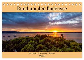 Rund um den Bodensee (Tischkalender 2024 DIN A5 quer), CALVENDO Monatskalender von Kramer,  Christa