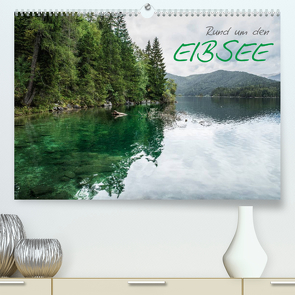 Rund um den Eibsee (Premium, hochwertiger DIN A2 Wandkalender 2022, Kunstdruck in Hochglanz) von Gelner,  Dennis