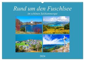 Rund um den Fuschlsee (Wandkalender 2024 DIN A2 quer), CALVENDO Monatskalender von Kramer,  Christa