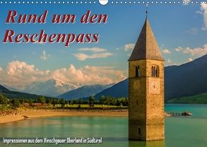 Rund um den Reschenpass / CH-Version (Wandkalender 2018 DIN A3 quer) von Wenk,  Marcel