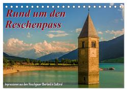 Rund um den Reschenpass (Tischkalender 2024 DIN A5 quer), CALVENDO Monatskalender von Wenk,  Marcel