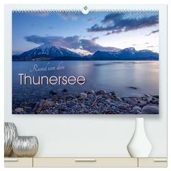 Rund um den Thunersee (hochwertiger Premium Wandkalender 2024 DIN A2 quer), Kunstdruck in Hochglanz von Weber - TIEFBLICKE.CH,  Melanie