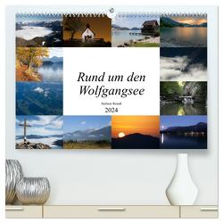 Rund um den Wolfgangsee (hochwertiger Premium Wandkalender 2024 DIN A2 quer), Kunstdruck in Hochglanz von Reindl,  Stefanie