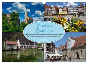 Rund um Reutlingen (Wandkalender 2024 DIN A3 quer), CALVENDO Monatskalender von Huschka u.a.,  KP