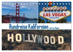 Rundreise Kalifornien mit Las Vegas (Tischkalender 2024 DIN A5 quer), CALVENDO Monatskalender von Fischer,  Gerd