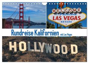 Rundreise Kalifornien mit Las Vegas (Wandkalender 2024 DIN A4 quer), CALVENDO Monatskalender von Fischer,  Gerd