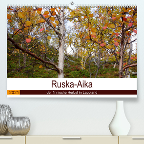 Ruska-Aika – der finnische Herbst in Lappland (Premium, hochwertiger DIN A2 Wandkalender 2021, Kunstdruck in Hochglanz) von Puschkeit,  Jaana