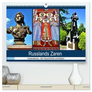 Russlands Zaren – Imperatoren, die Geschichte schrieben (hochwertiger Premium Wandkalender 2024 DIN A2 quer), Kunstdruck in Hochglanz von von Loewis of Menar,  Henning