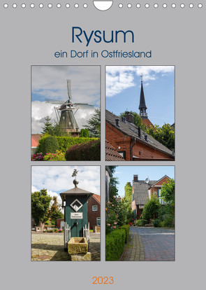 Rysum, ein Dorf in Ostfriesland (Wandkalender 2023 DIN A4 hoch) von Poetsch,  Rolf