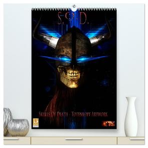 S.O.D. – Skulls Of Death Vol. I – Totenkopf Artworks (hochwertiger Premium Wandkalender 2024 DIN A2 hoch), Kunstdruck in Hochglanz von Heyer (MtP Art),  Mario