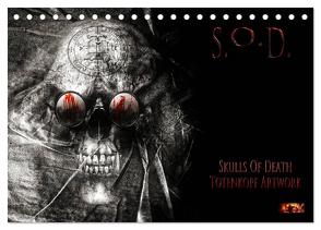 S.O.D. – Skulls Of Death Vol. II – Totenkopf Artworks (Tischkalender 2024 DIN A5 quer), CALVENDO Monatskalender von Heyer (MtP Art),  Mario