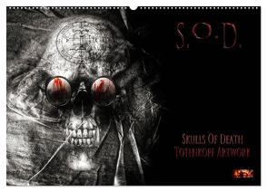 S.O.D. – Skulls Of Death Vol. II – Totenkopf Artworks (Wandkalender 2024 DIN A2 quer), CALVENDO Monatskalender von Heyer (MtP Art),  Mario