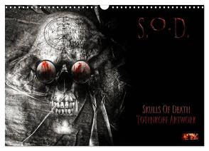 S.O.D. – Skulls Of Death Vol. II – Totenkopf Artworks (Wandkalender 2024 DIN A3 quer), CALVENDO Monatskalender von Heyer (MtP Art),  Mario