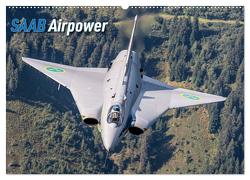 Saab Airpower (Wandkalender 2024 DIN A2 quer), CALVENDO Monatskalender von Engelke,  Björn