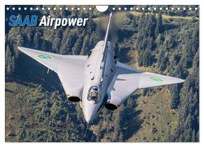 Saab Airpower (Wandkalender 2024 DIN A4 quer), CALVENDO Monatskalender von Engelke,  Björn