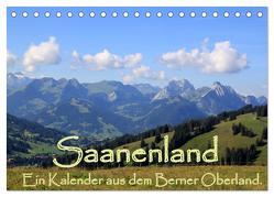Saanenland. Ein Kalender aus dem Berner Oberland (Tischkalender 2024 DIN A5 quer), CALVENDO Monatskalender von FotografieKontor,  Utes