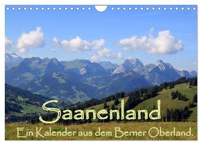 Saanenland. Ein Kalender aus dem Berner Oberland (Wandkalender 2024 DIN A4 quer), CALVENDO Monatskalender von FotografieKontor,  Utes