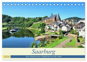 Saarburg – Ein sehenswertes Städtchen an der Saar (Tischkalender 2024 DIN A5 quer), CALVENDO Monatskalender von Klatt,  Arno