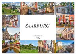 Saarburg Impressionen (Tischkalender 2024 DIN A5 quer), CALVENDO Monatskalender von Meutzner,  Dirk