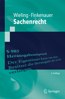 Sachenrecht von Finkenauer,  Thomas, Wieling,  Hans Josef