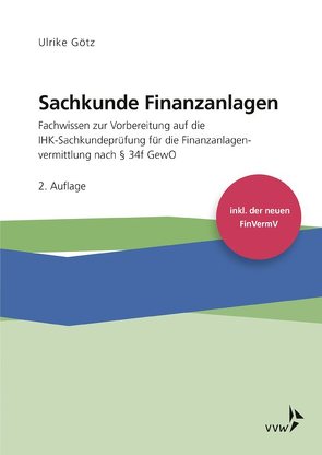 Sachkunde Finanzanlagen von Götz,  Ulrike