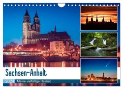 Sachsen-Anhalt – Meine vielfältige Heimat (Wandkalender 2024 DIN A4 quer), CALVENDO Monatskalender von Wasilewski,  Martin