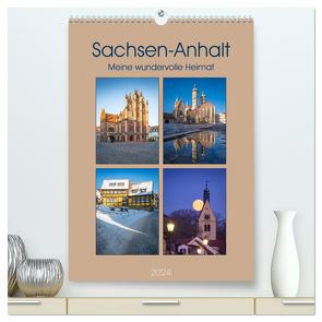 Sachsen-Anhalt – Meine wundervolle Heimat (hochwertiger Premium Wandkalender 2024 DIN A2 hoch), Kunstdruck in Hochglanz von Wasilewski,  Martin