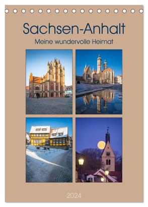 Sachsen-Anhalt – Meine wundervolle Heimat (Tischkalender 2024 DIN A5 hoch), CALVENDO Monatskalender von Wasilewski,  Martin