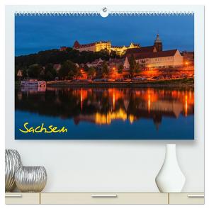 Sachsen (hochwertiger Premium Wandkalender 2024 DIN A2 quer), Kunstdruck in Hochglanz von Kirsch,  Gunter