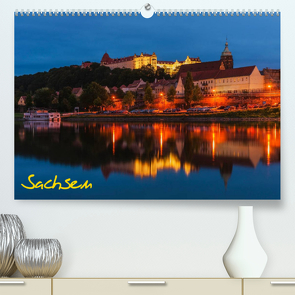 Sachsen (Premium, hochwertiger DIN A2 Wandkalender 2023, Kunstdruck in Hochglanz) von Kirsch,  Gunter