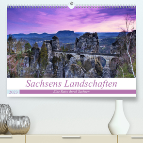 Sachsens Landschaften (Premium, hochwertiger DIN A2 Wandkalender 2023, Kunstdruck in Hochglanz) von Koch Fotografie,  Mario