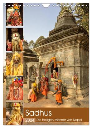 Sadhus – Die heiligen Männer von Nepal (Wandkalender 2024 DIN A4 hoch), CALVENDO Monatskalender von Wenske,  Steffen