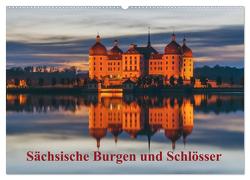 Sächsische Burgen und Schlösser (Wandkalender 2024 DIN A2 quer), CALVENDO Monatskalender von Kirsch,  Gunter