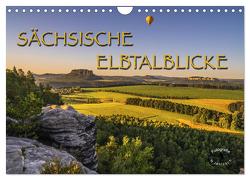 Sächsische Elbtalblicke (Wandkalender 2024 DIN A4 quer), CALVENDO Monatskalender von Jentzsch,  Norbert