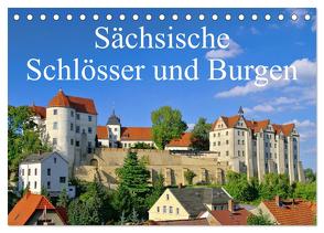 Sächsische Schlösser und Burgen (Tischkalender 2024 DIN A5 quer), CALVENDO Monatskalender von LianeM,  LianeM