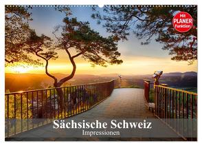 Sächsische Schweiz – Impressionen (Wandkalender 2024 DIN A2 quer), CALVENDO Monatskalender von Meutzner,  Dirk