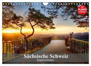 Sächsische Schweiz – Impressionen (Wandkalender 2024 DIN A4 quer), CALVENDO Monatskalender von Meutzner,  Dirk