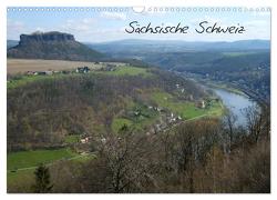 Sächsische Schweiz (Wandkalender 2024 DIN A3 quer), CALVENDO Monatskalender von Ohmer,  Jana
