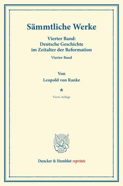 Sämmtliche Werke. von Ranke,  Leopold Von