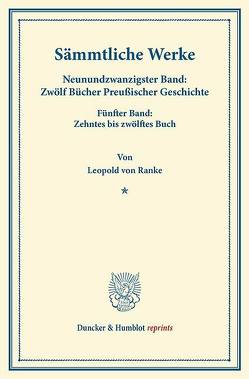 Sämmtliche Werke. von Ranke,  Leopold Von