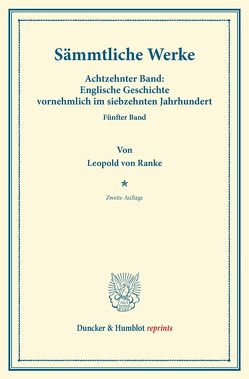 Sämmtliche Werke. von Ranke,  Leopold Von