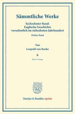 Sämmtliche Werke. von Ranke,  Leopold Von