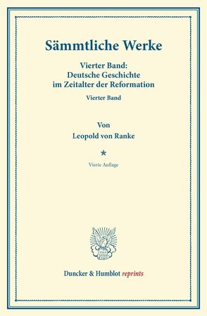 Sämmtliche Werke. von Ranke,  Leopold Von