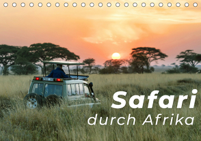Safari durch Afrika (Tischkalender 2021 DIN A5 quer) von SF