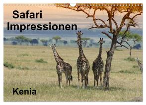 Safari Impressionen / Kenia (Wandkalender 2024 DIN A3 quer), CALVENDO Monatskalender von Michel / CH,  Susan